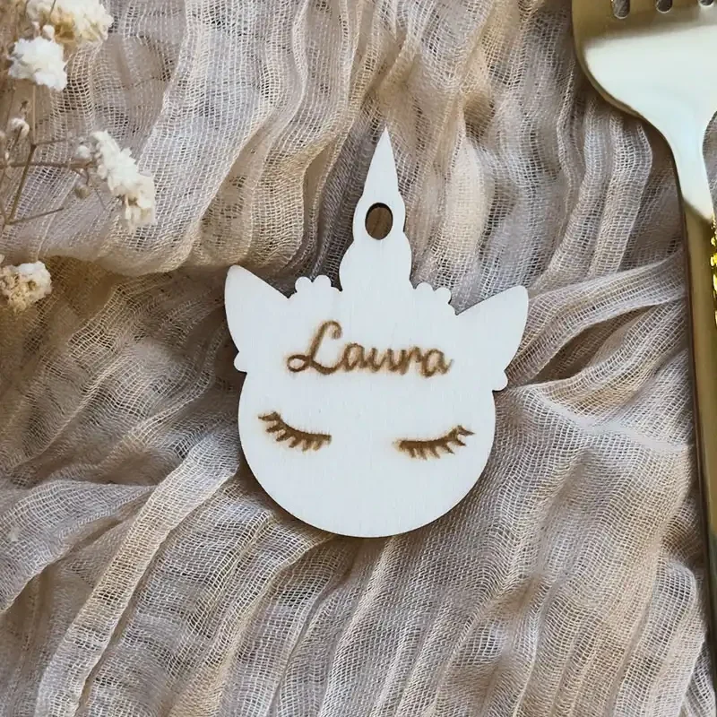 tag segnaposto unicorno